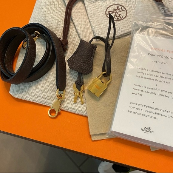❌SOLD❌Hermes Kelly 35 Chocolate brown With Gold Hardware- Full Set - Picture 11 of 13